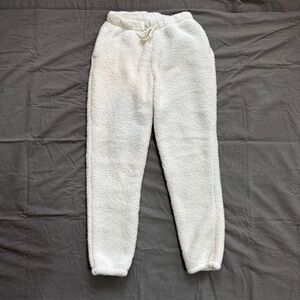 Gilly Hicks White Sherpa Sweats Size S/M